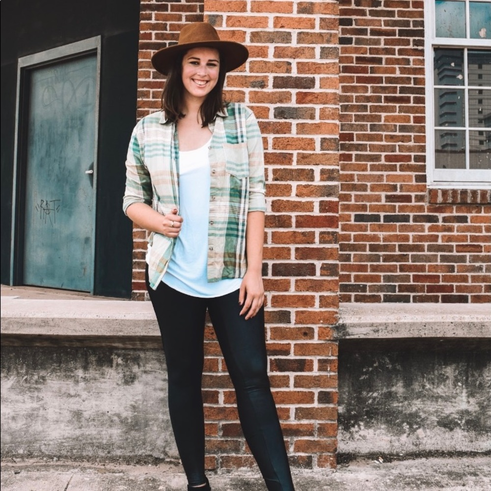 Target button down plaid shirt
